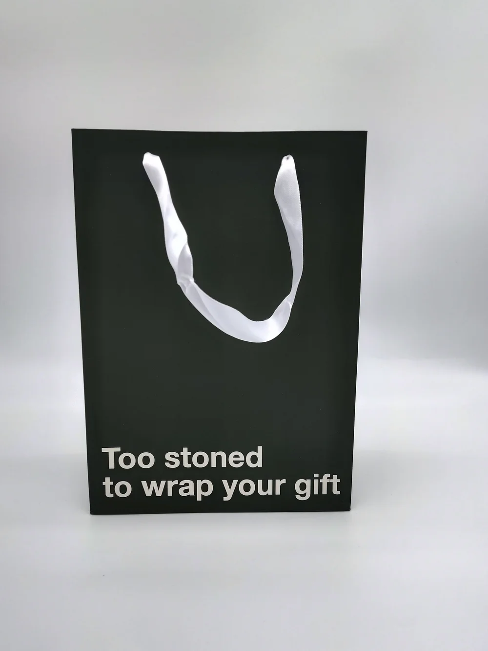 Funny Gift Bag Too Stoned To Wrap Your Gift Novelty Party Humor Large